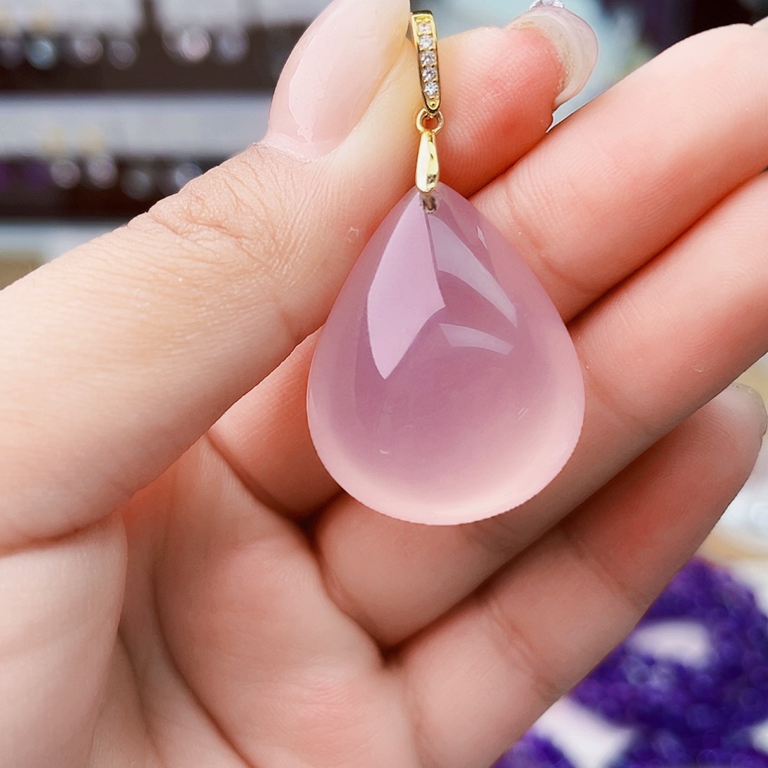 银S925镶嵌颈饰水晶天然