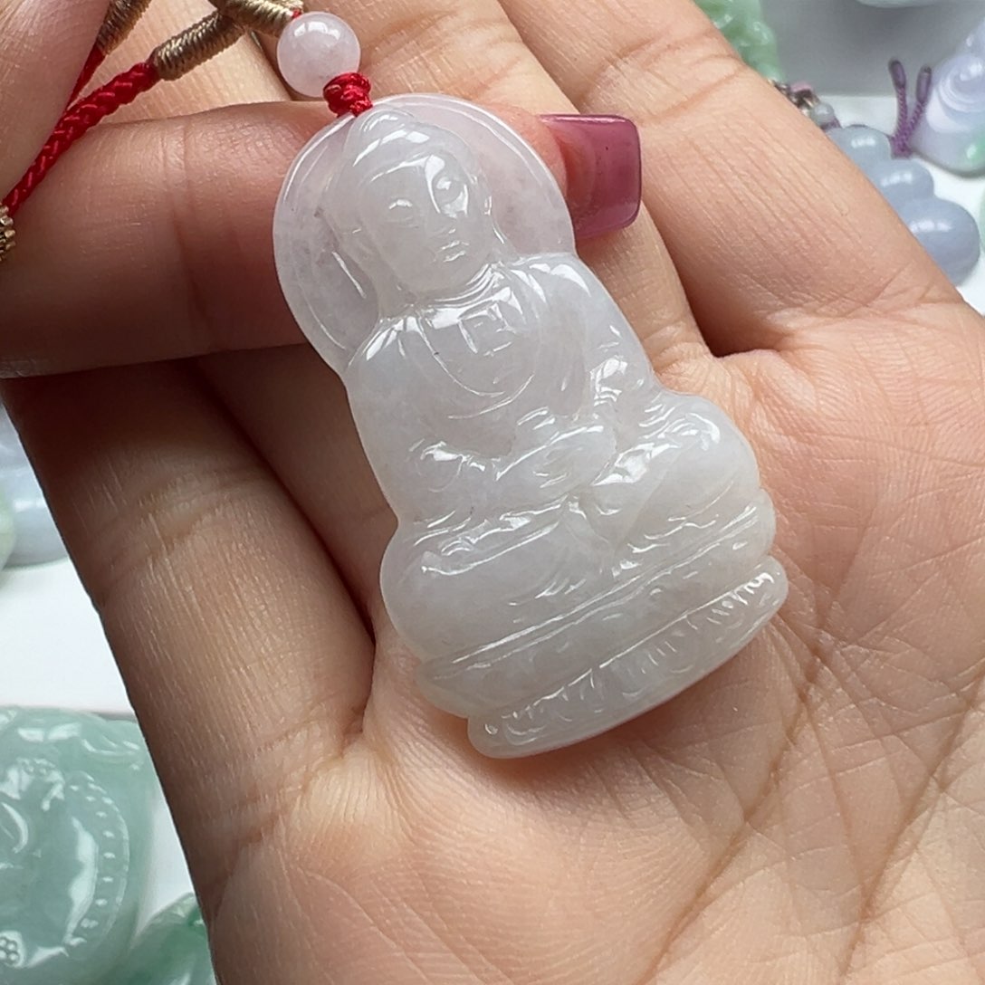 翡翠颈饰未镶嵌阿弥佛