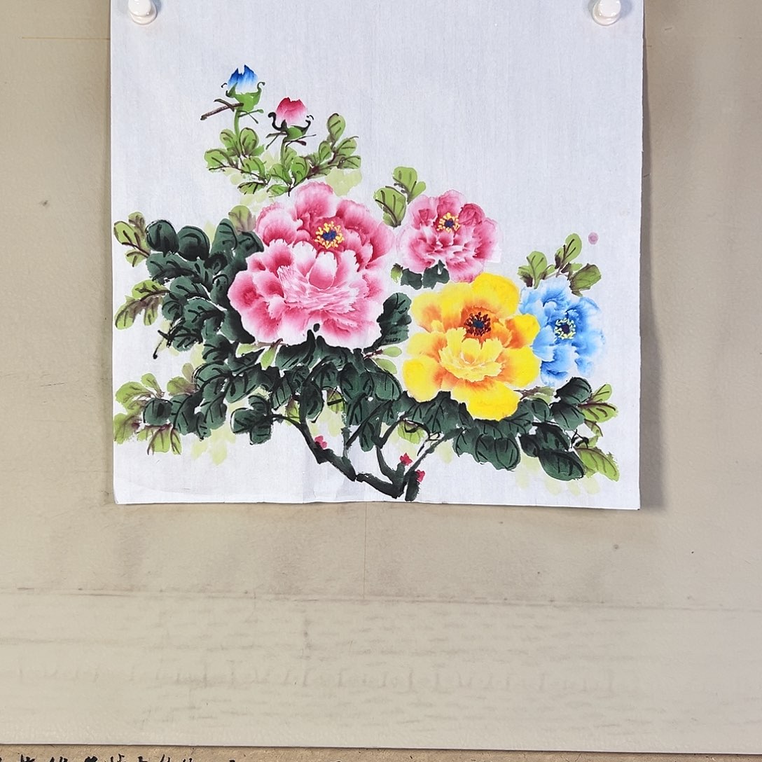 国画153 花鸟在此鸣叫时还要一