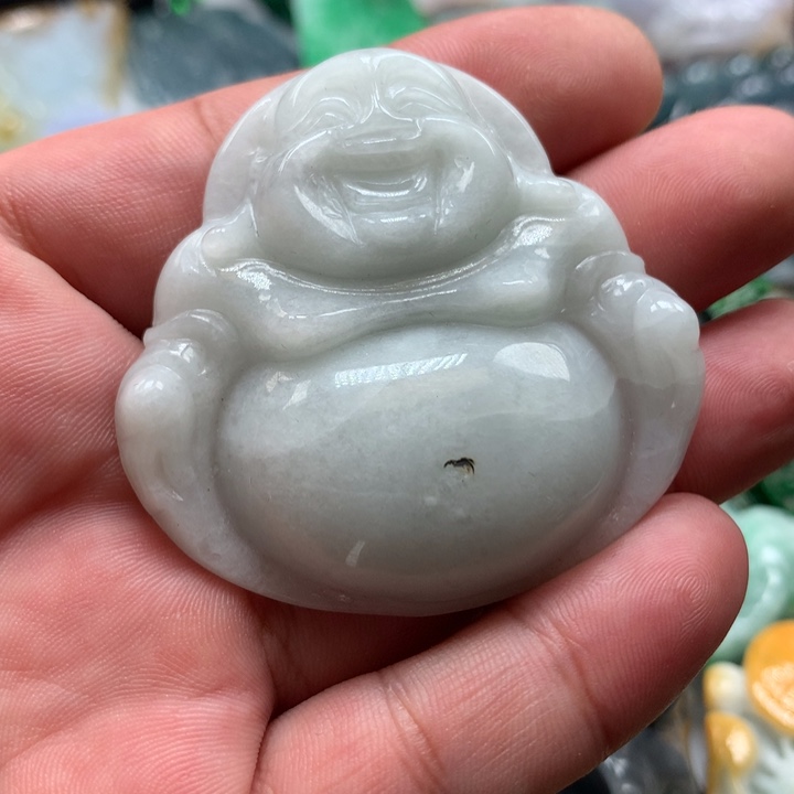 翡翠颈饰未镶嵌保真天然a货翡翠