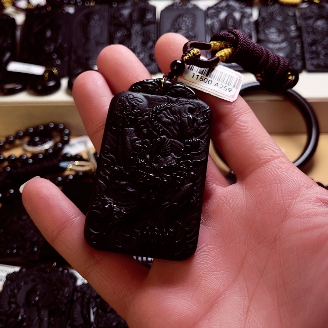 天然缅科a货 钢琴黑貔貅a259