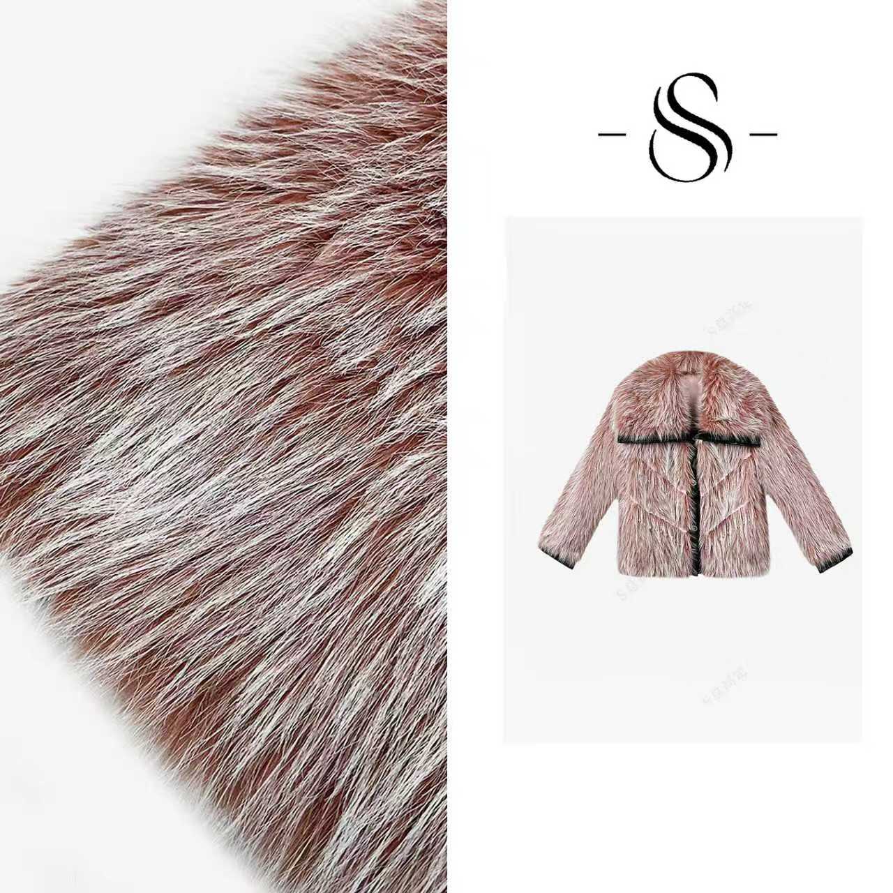 【丹丹】秋冬季长款POLO领SV领街头风常规棕色甜美风短外套D0201