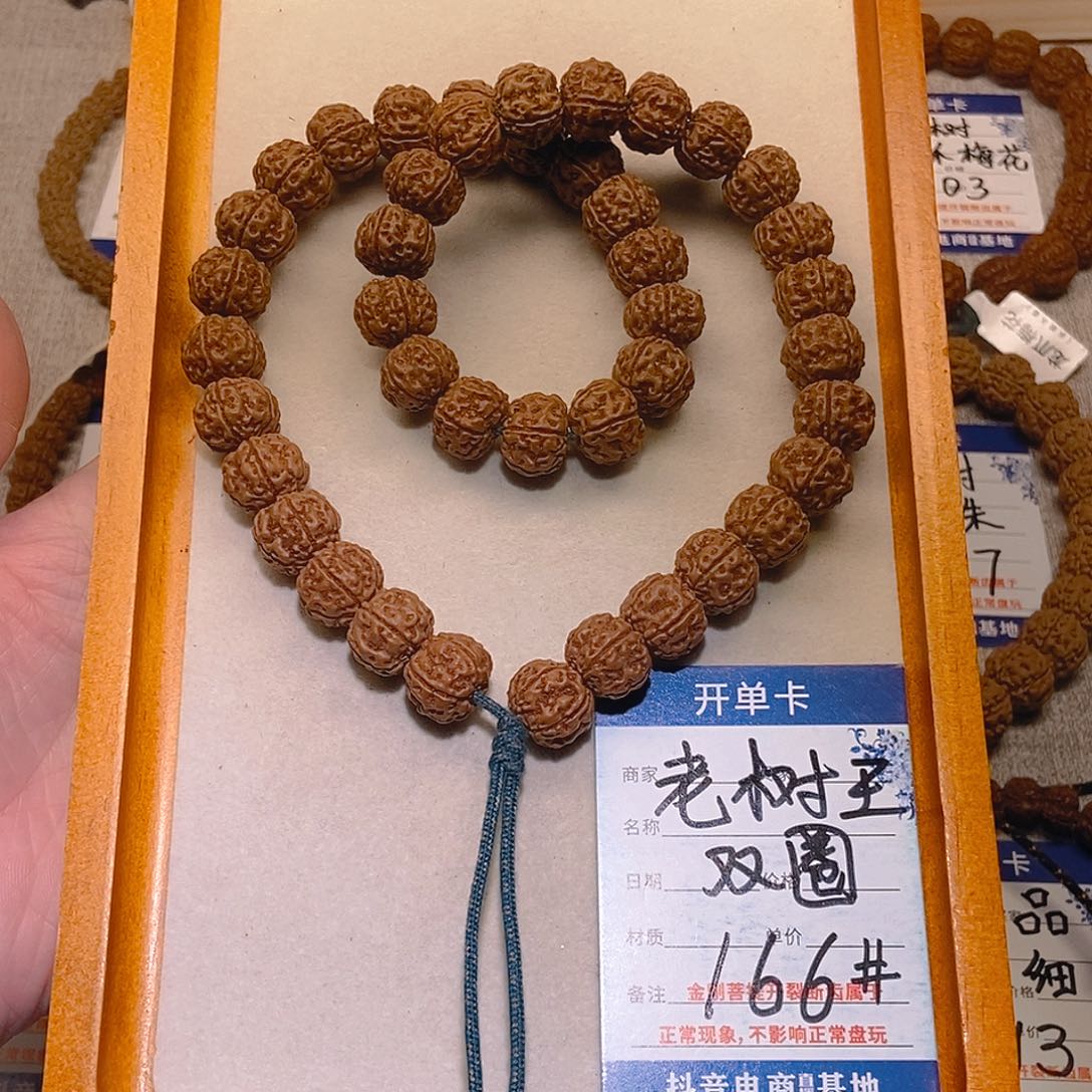 手串金刚菩提166老树王双圈14