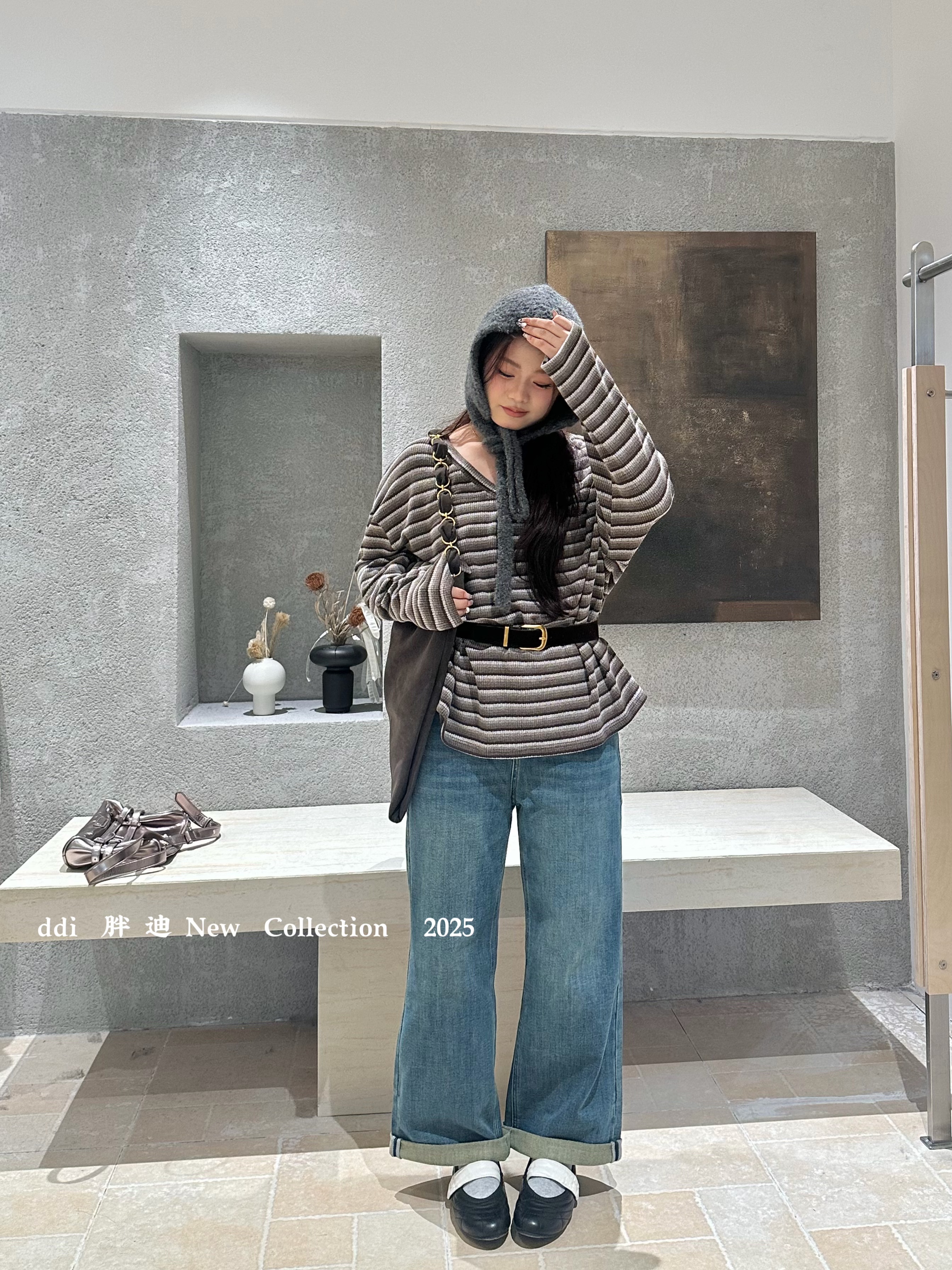 芭比腿精 小细腿的芭比牛仔裤 绝了吧