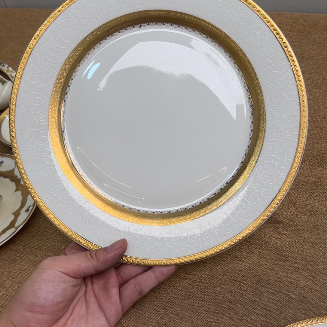 瓷片10.5寸平盘一个一单