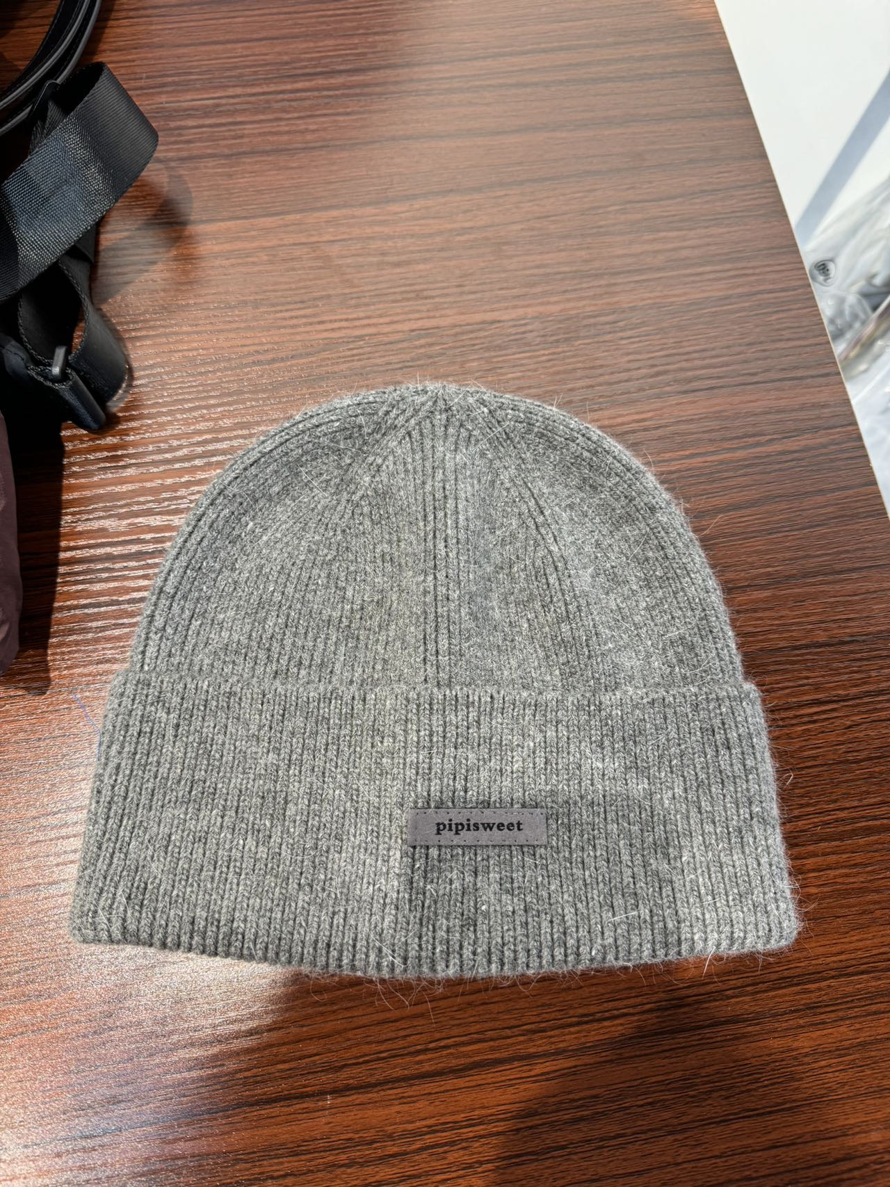 冬季兔毛帽户外百搭