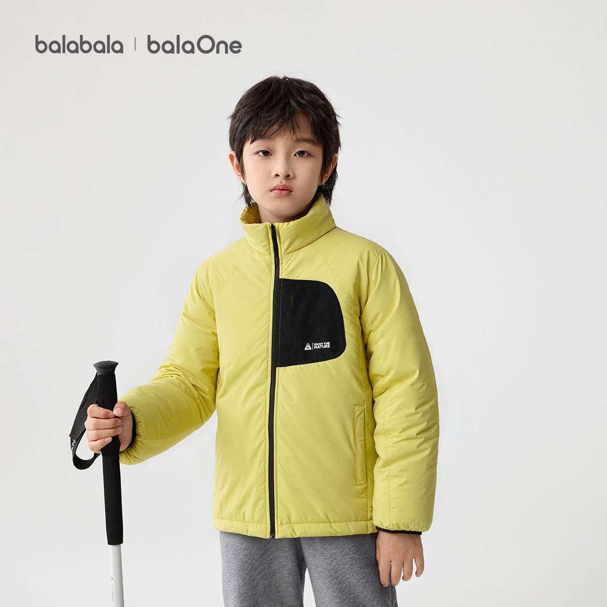 【balaOne】巴拉巴拉儿童棉服女童男童外套新款秋冬三防轻薄