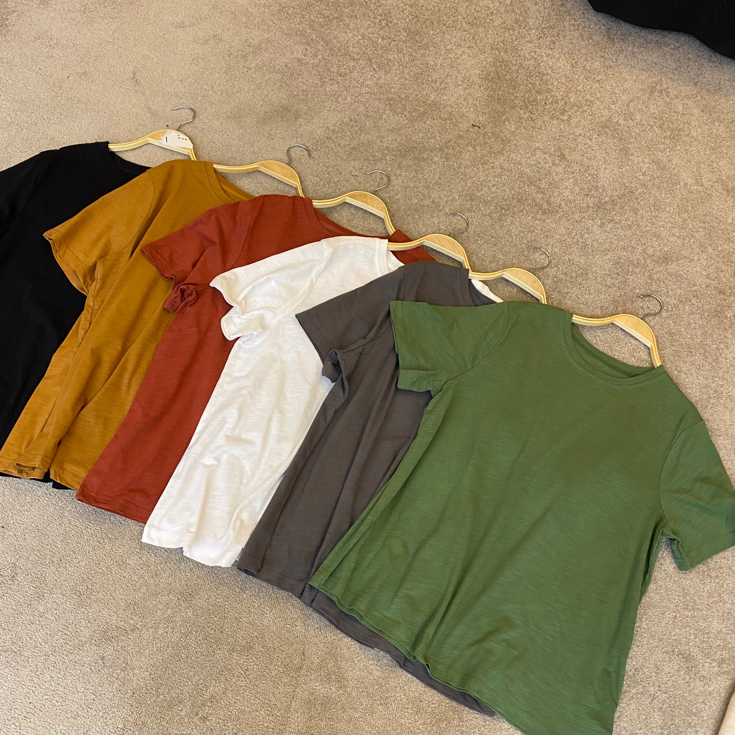 【冰冰一号店】6732 3净版竹节棉圆领T恤