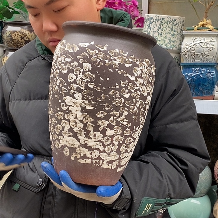 花盆紫砂口20高31福利