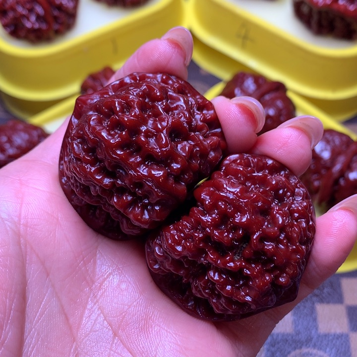 文玩核桃吊坠官帽43