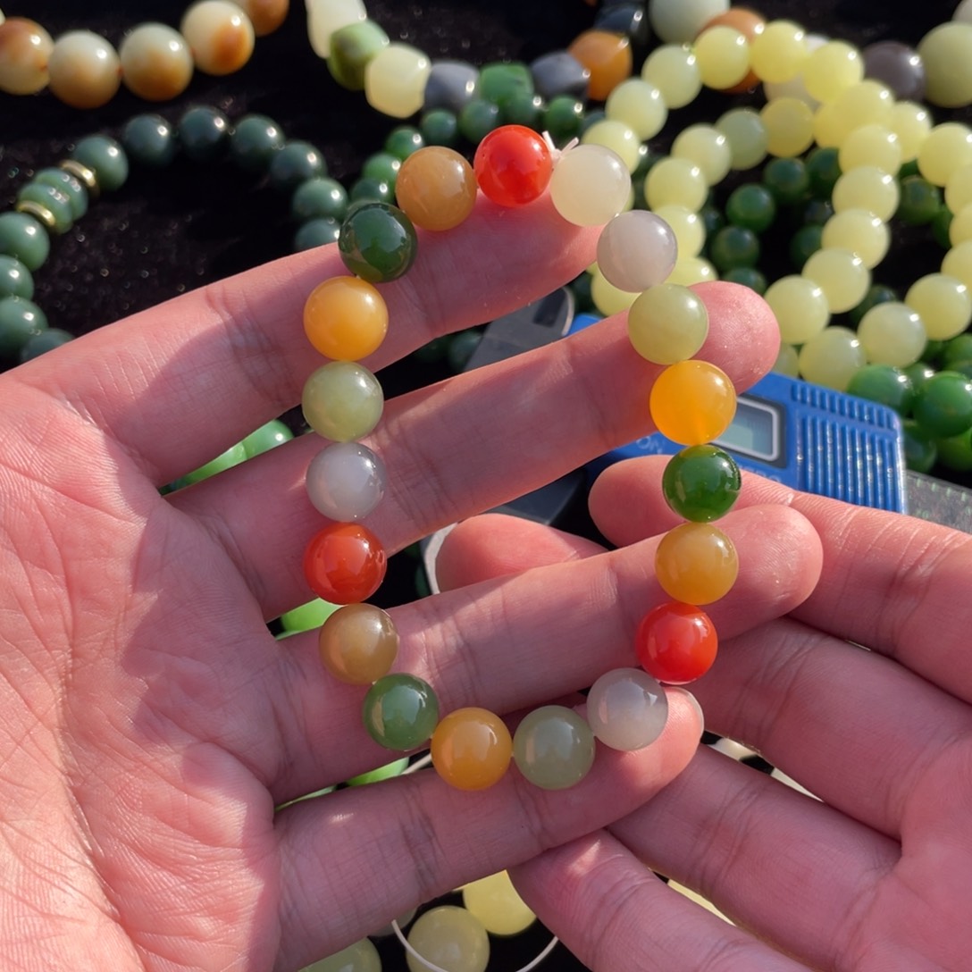 未镶嵌手串和田玉