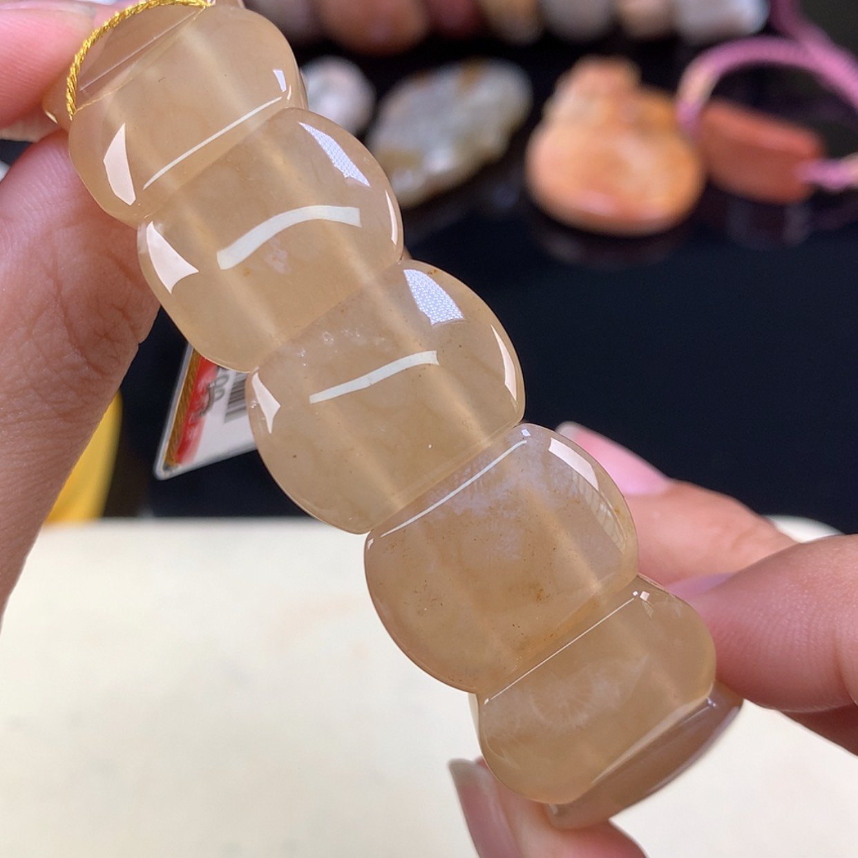 【闪购商品】颈饰未镶嵌硅化珊瑚（珊瑚玉）36号高冰