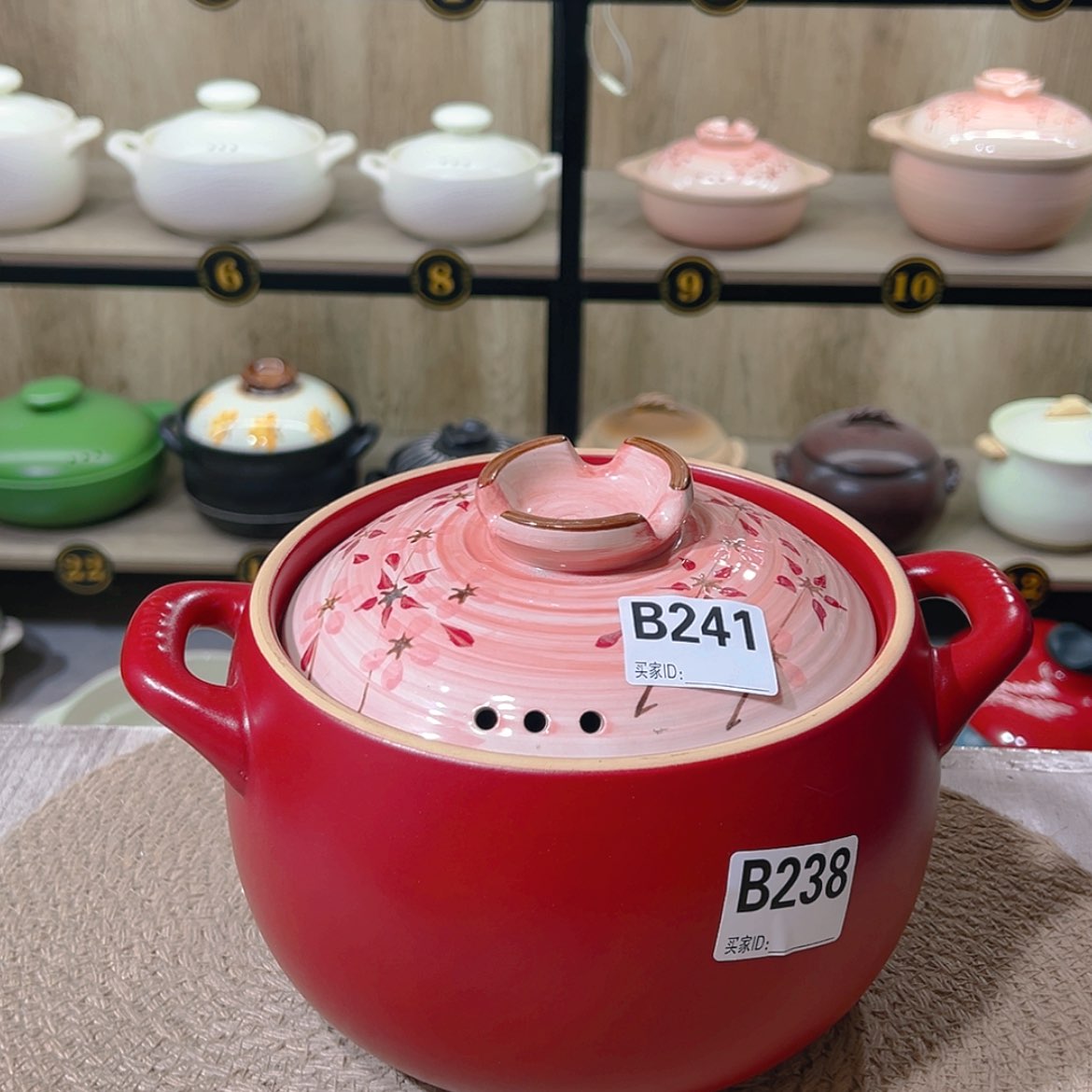 【闪购商品】瓷2.8升砂锅微瑕疵品238