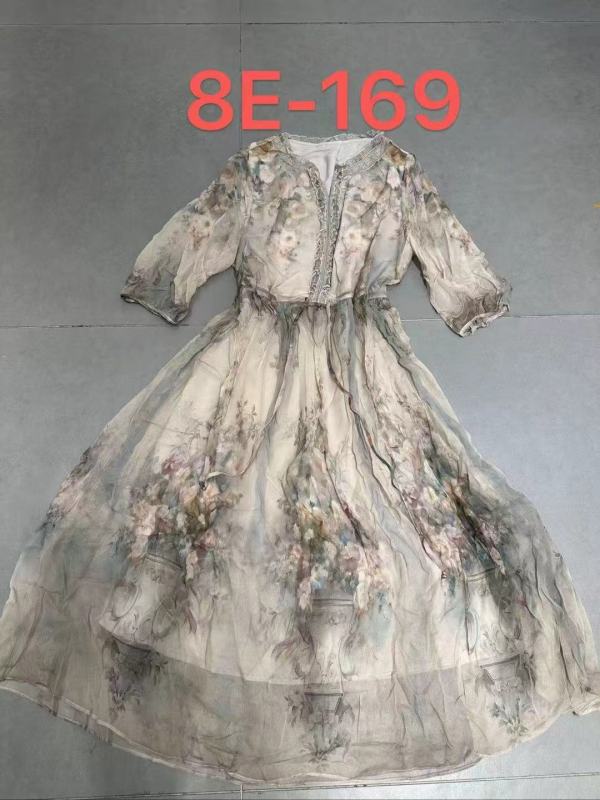 【2024-禾枫】重磅100桑蚕丝连衣裙8E-169