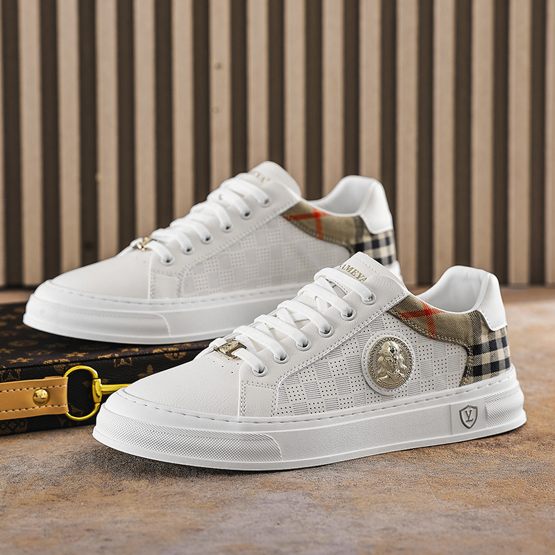 百搭透气休闲板鞋冬季低帮男鞋休闲鞋板鞋潮流低帮6755