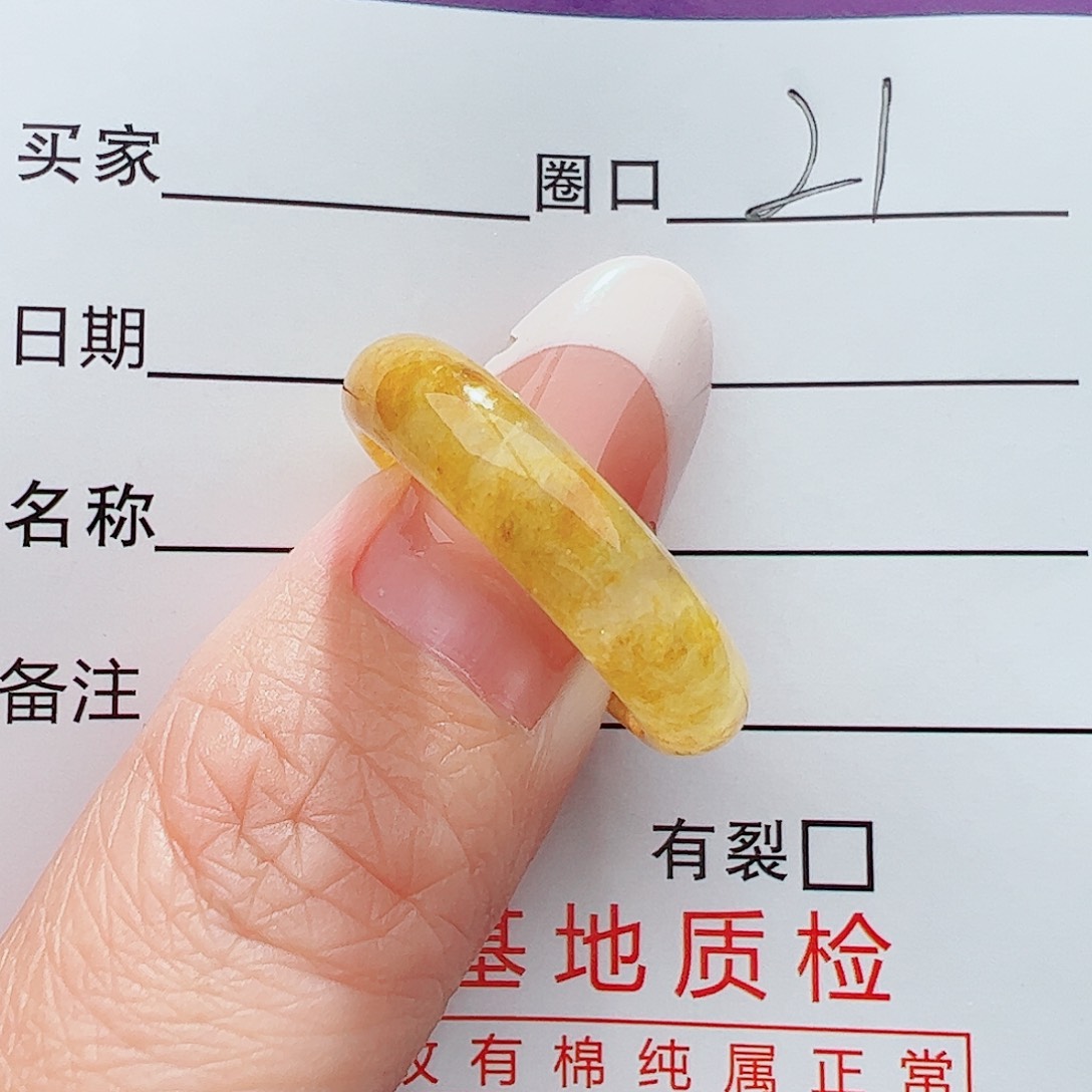 未镶嵌戒圈翡翠翡翠