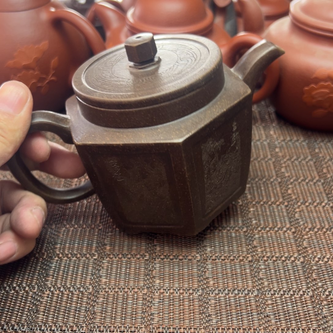 茶壶紫砂宜兴原矿紫砂壶300毫升容量