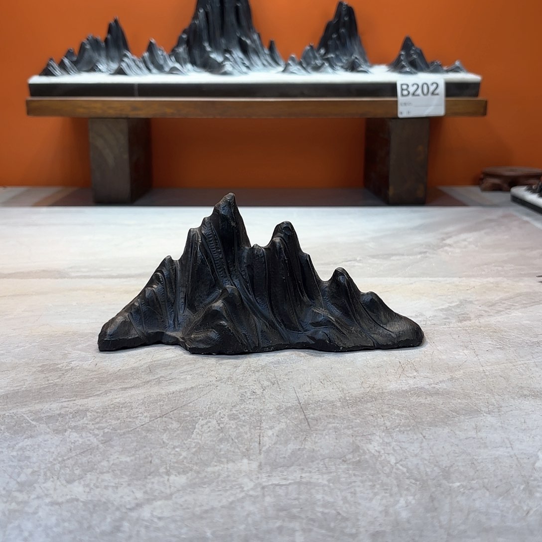 摆件雪**舞灵璧石奇石摆件