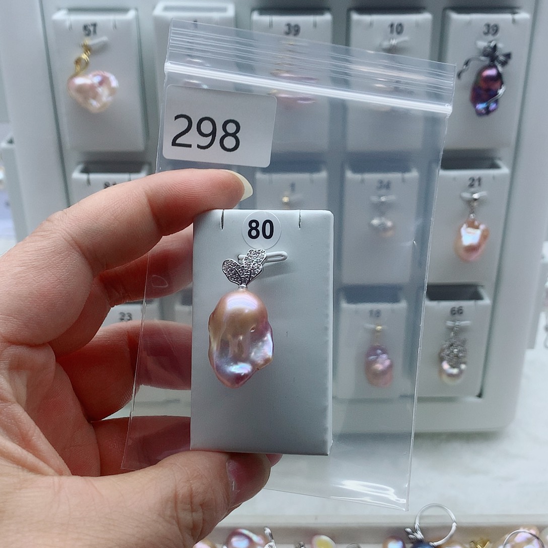 吊坠(不含链)合金淡水珍珠