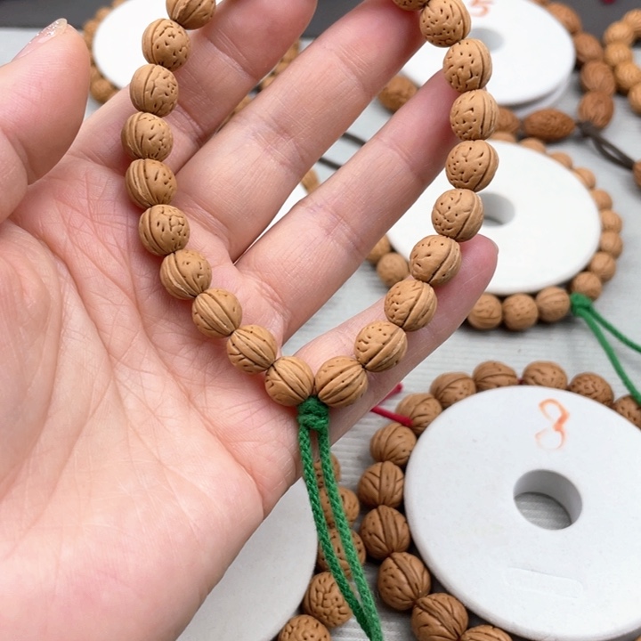 .***.核桃手串/手链0.92尺寸野生桃核手持