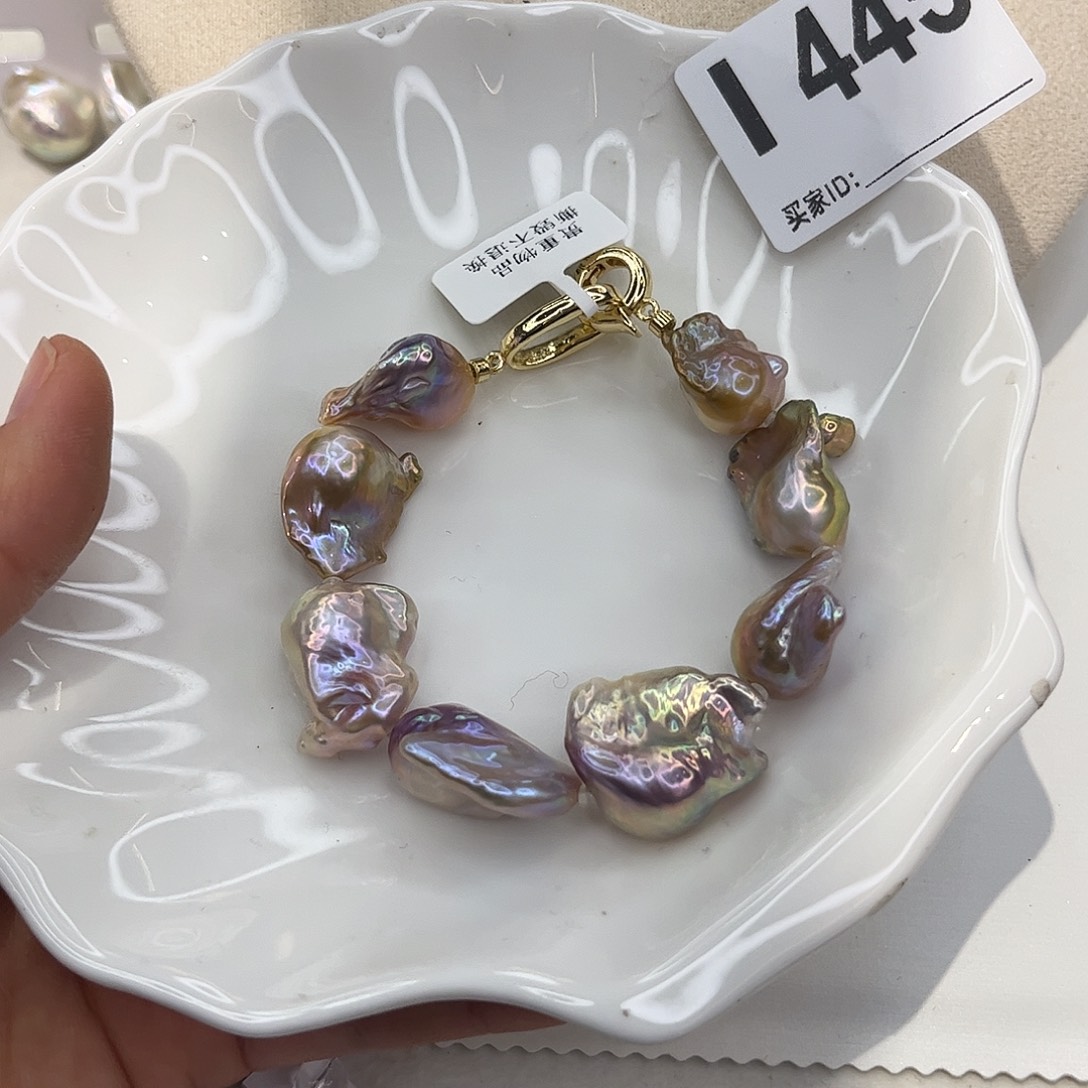 淡水珍珠耳饰合金