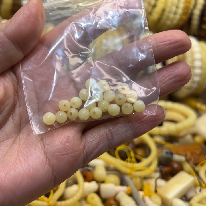 冷***人手串/手链驼骨直径6正圆20颗