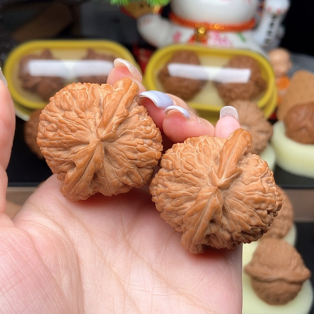 文玩核桃吊坠甘*41球白