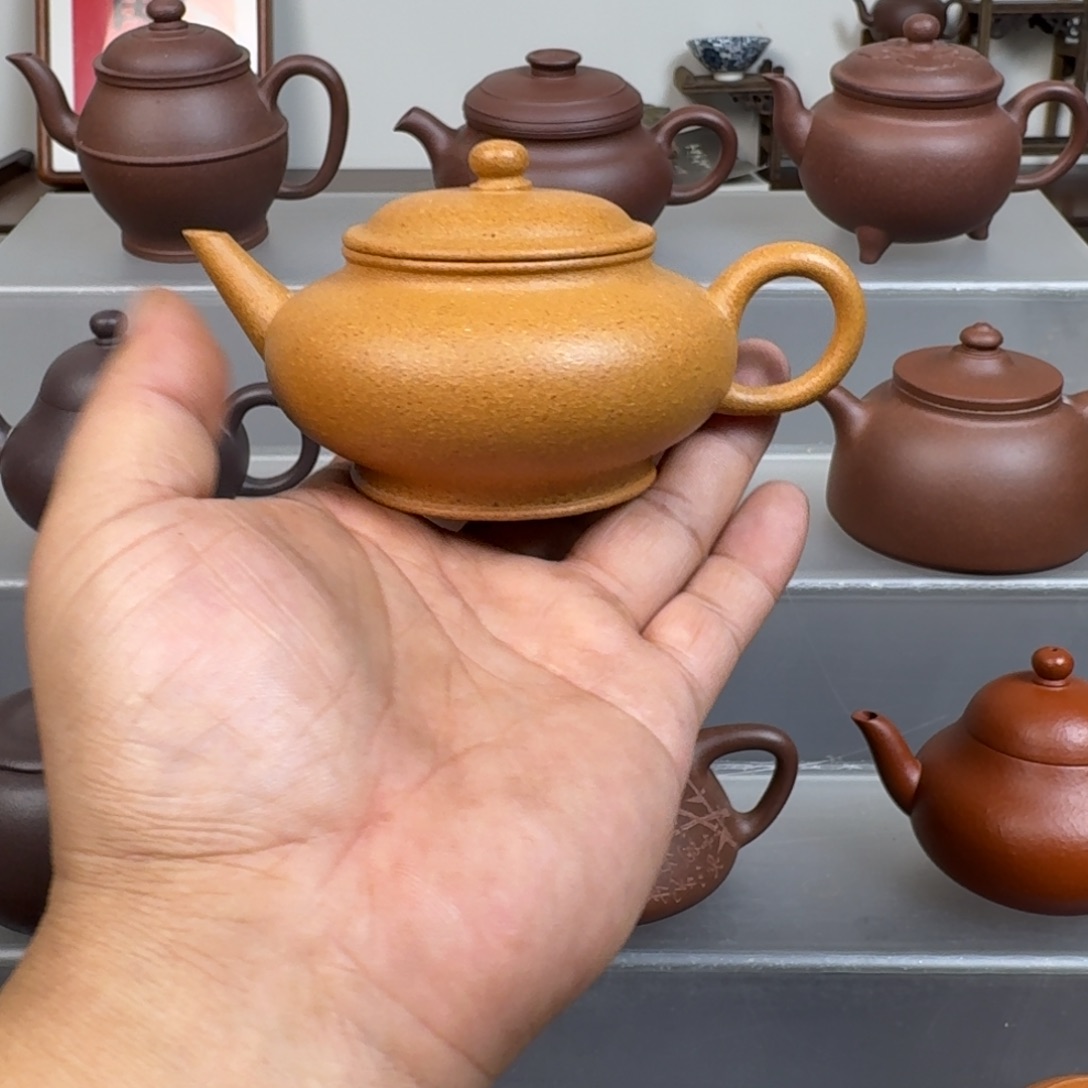 戈***辽茶壶紫砂宜兴瑕疵
