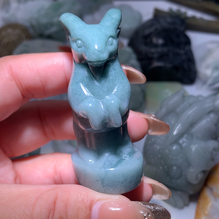 翡翠未镶嵌颈饰保真天然A货翡翠