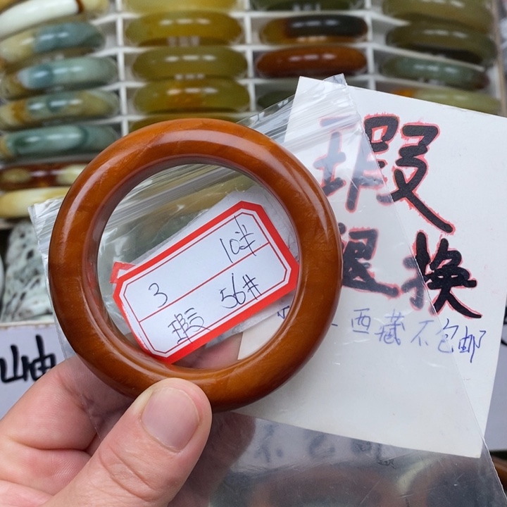 未镶嵌蛇纹石玉手链