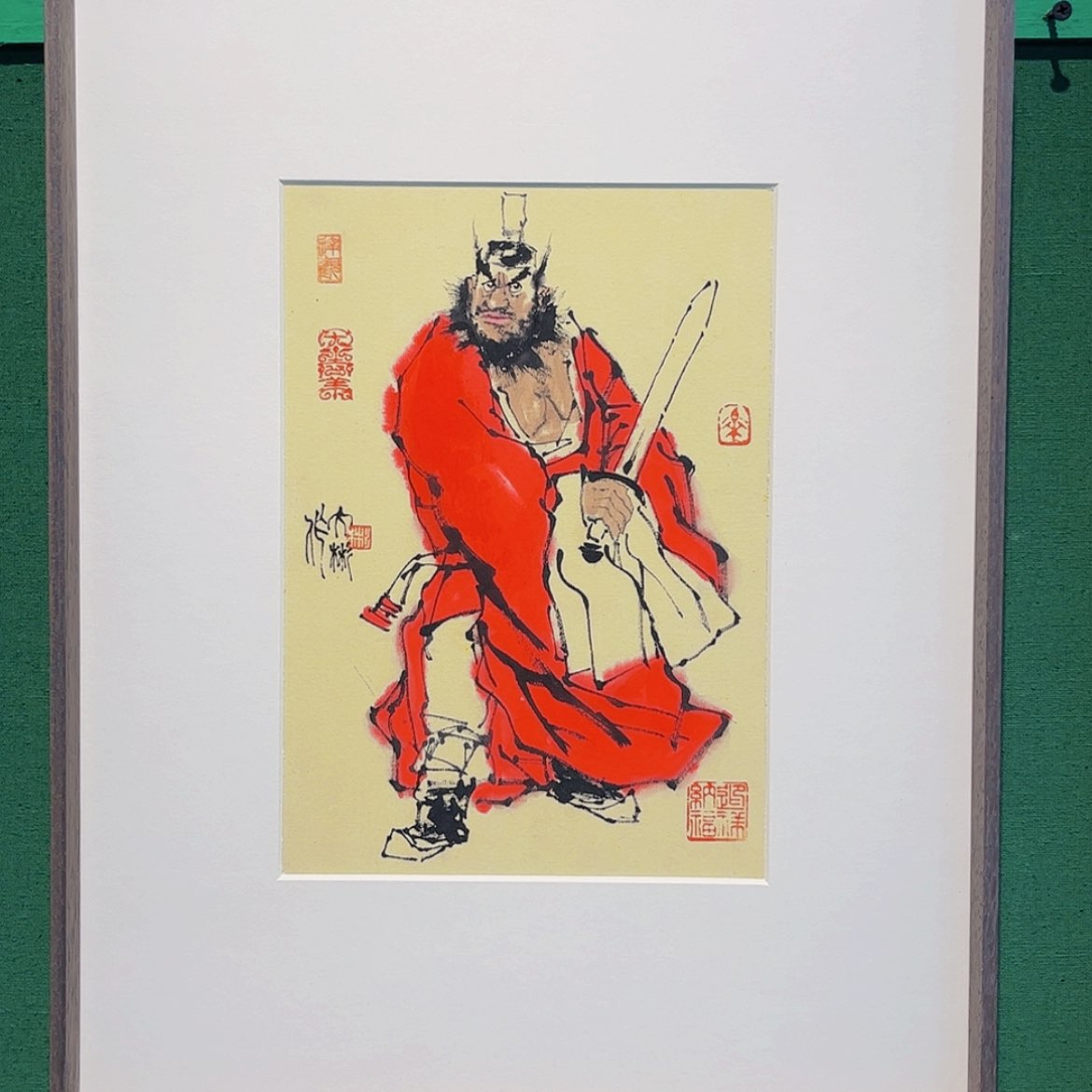 【闪购商品】国画张彬带框精装裱
