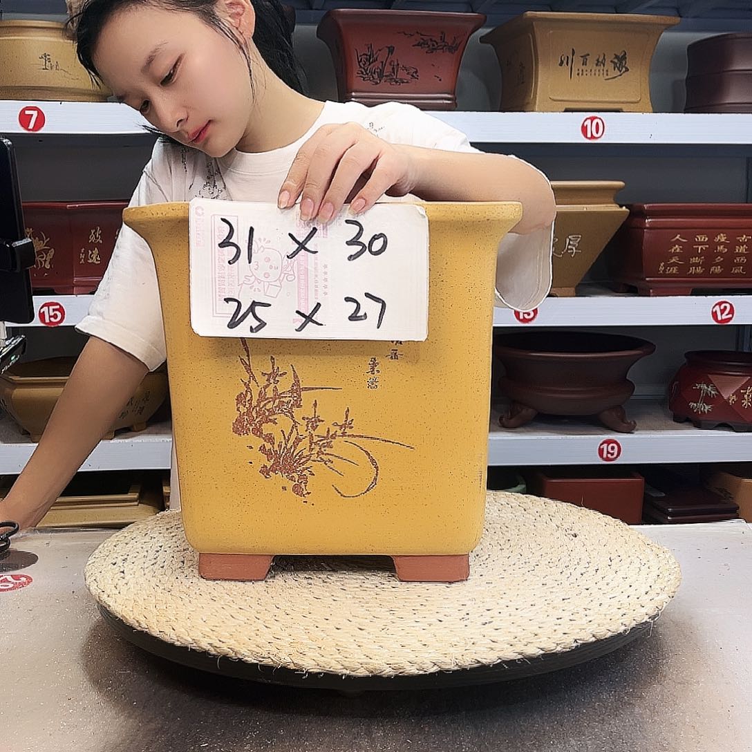 紫砂花盆紫砂花盆