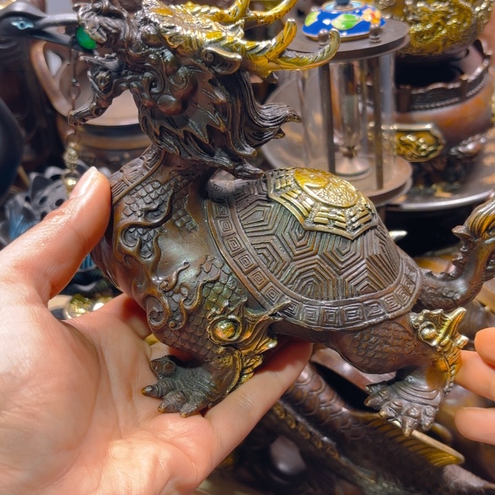 铜器摆件收收藏藏