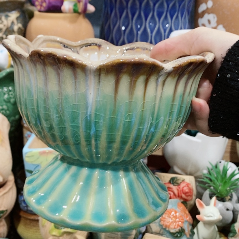 【闪购商品】陶瓷陶瓷花盆，多肉花盆