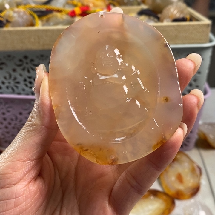 玛瑙/玉髓吊坠(不含链)未镶嵌