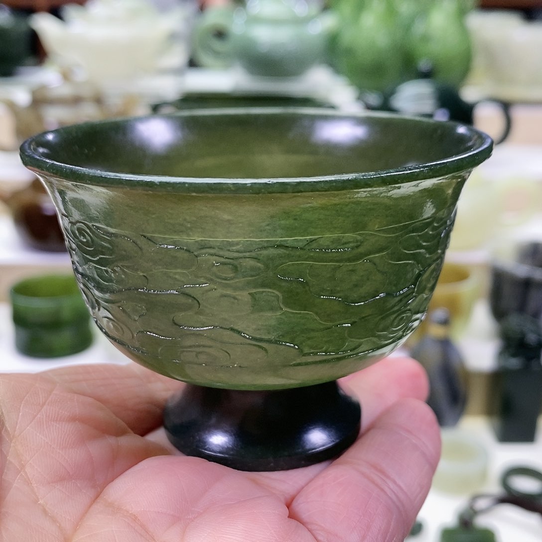 和田玉茶杯未镶嵌100ml