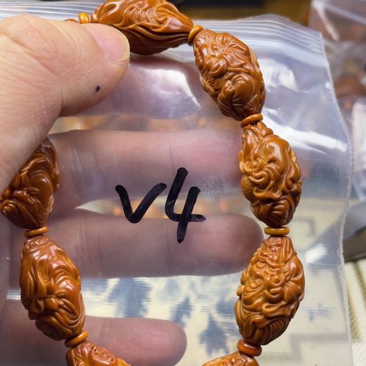 橄榄核手串/手链橄榄核雕工艺手串