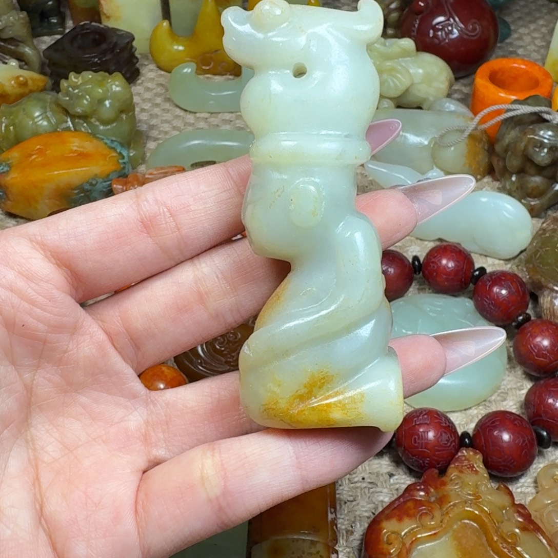 吊坠白玉菩提挂件