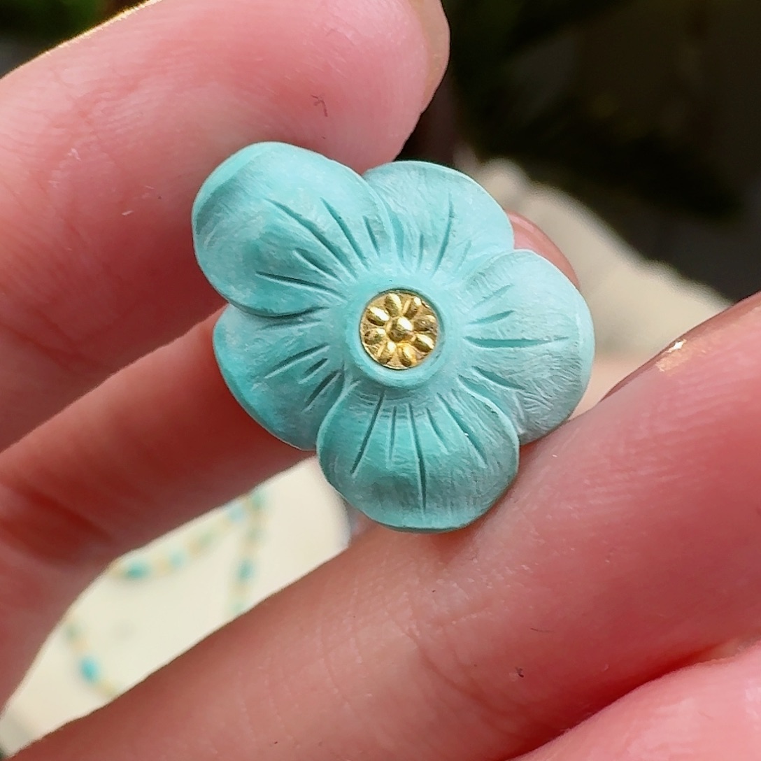 绿松石珠宝奇石未镶嵌