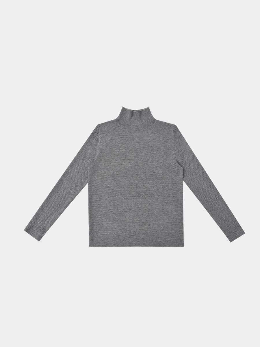 【轻奢高领】一件漂亮的波浪线针法工艺毛衣 针织衫