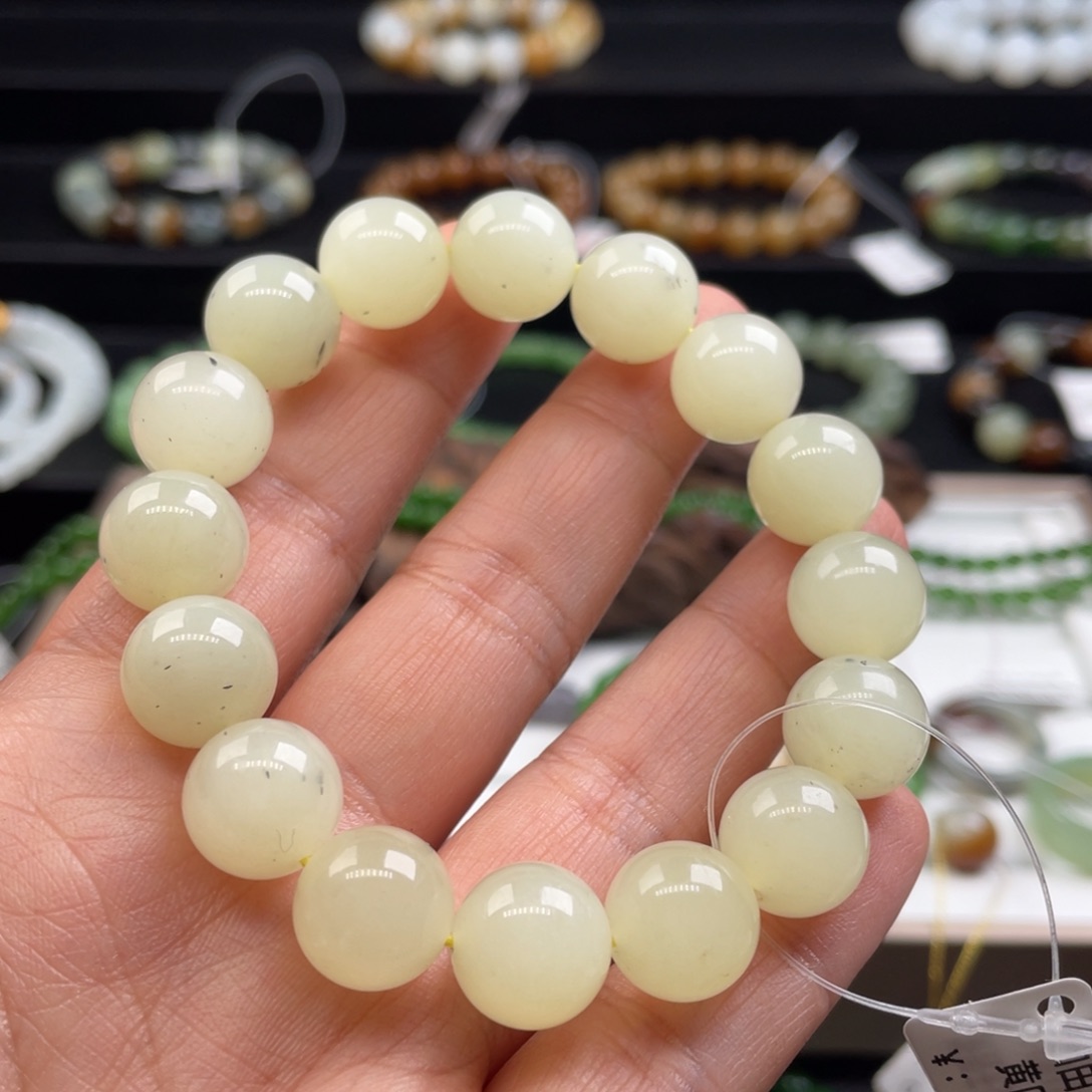 和田玉手串未镶嵌