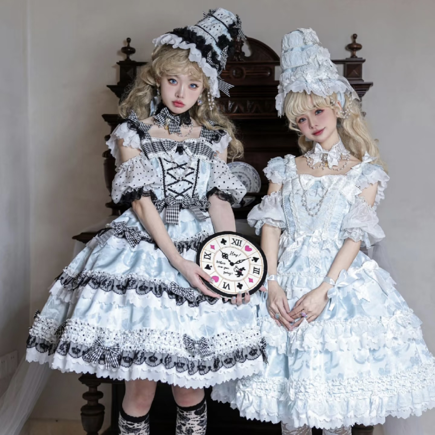 【安东尼蛋糕】现货秒发 古典玩偶安东尼蛋糕爱丽丝云朵优雅连衣裙