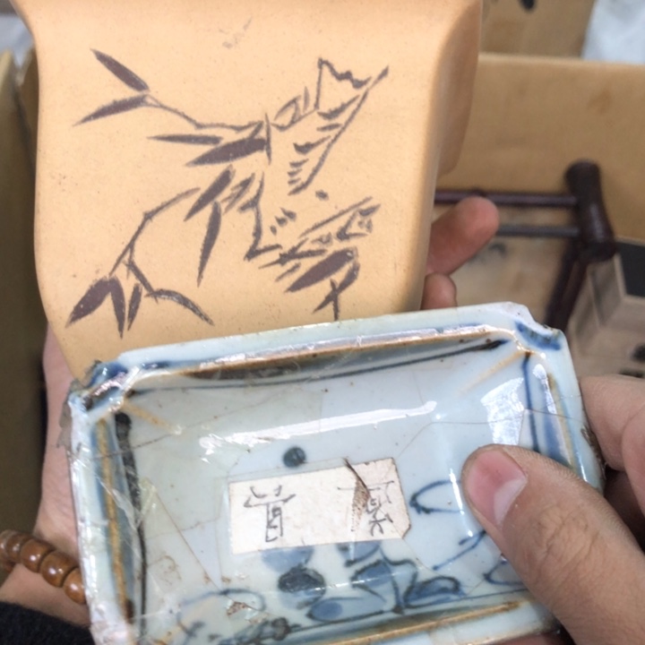 陶瓷孤品单件车里拍