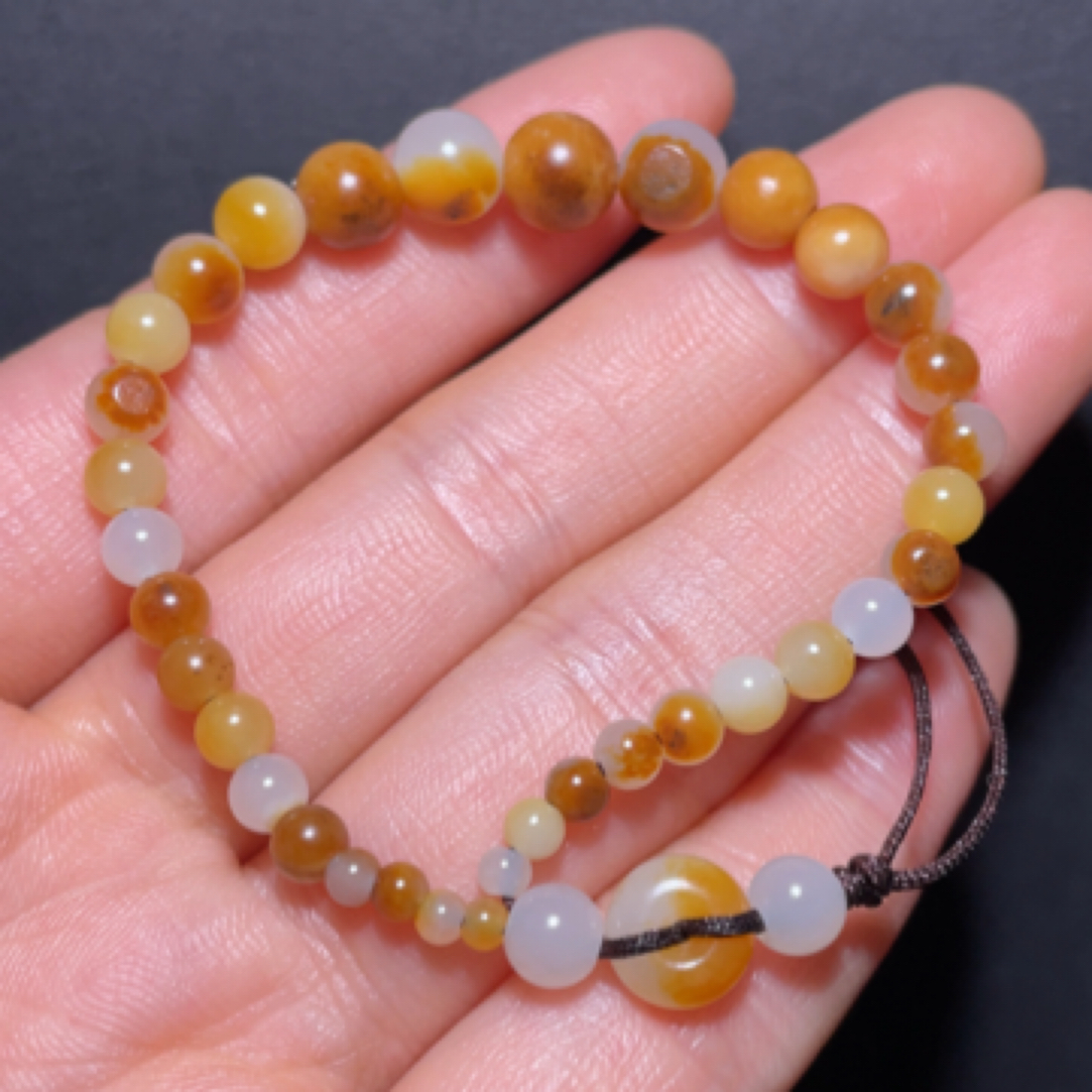 和田玉精品圆珠珠链