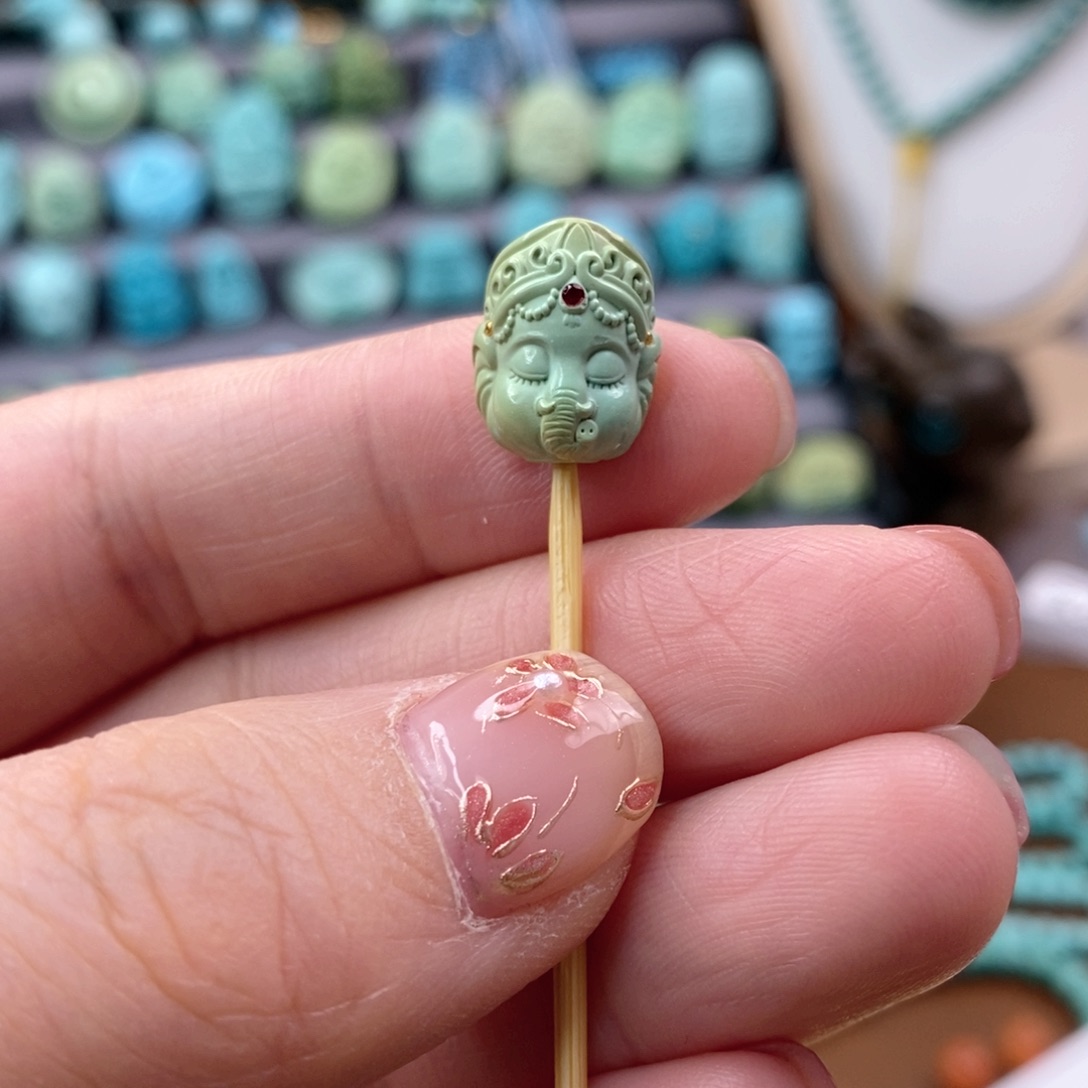 绿松石珠宝奇石未镶嵌