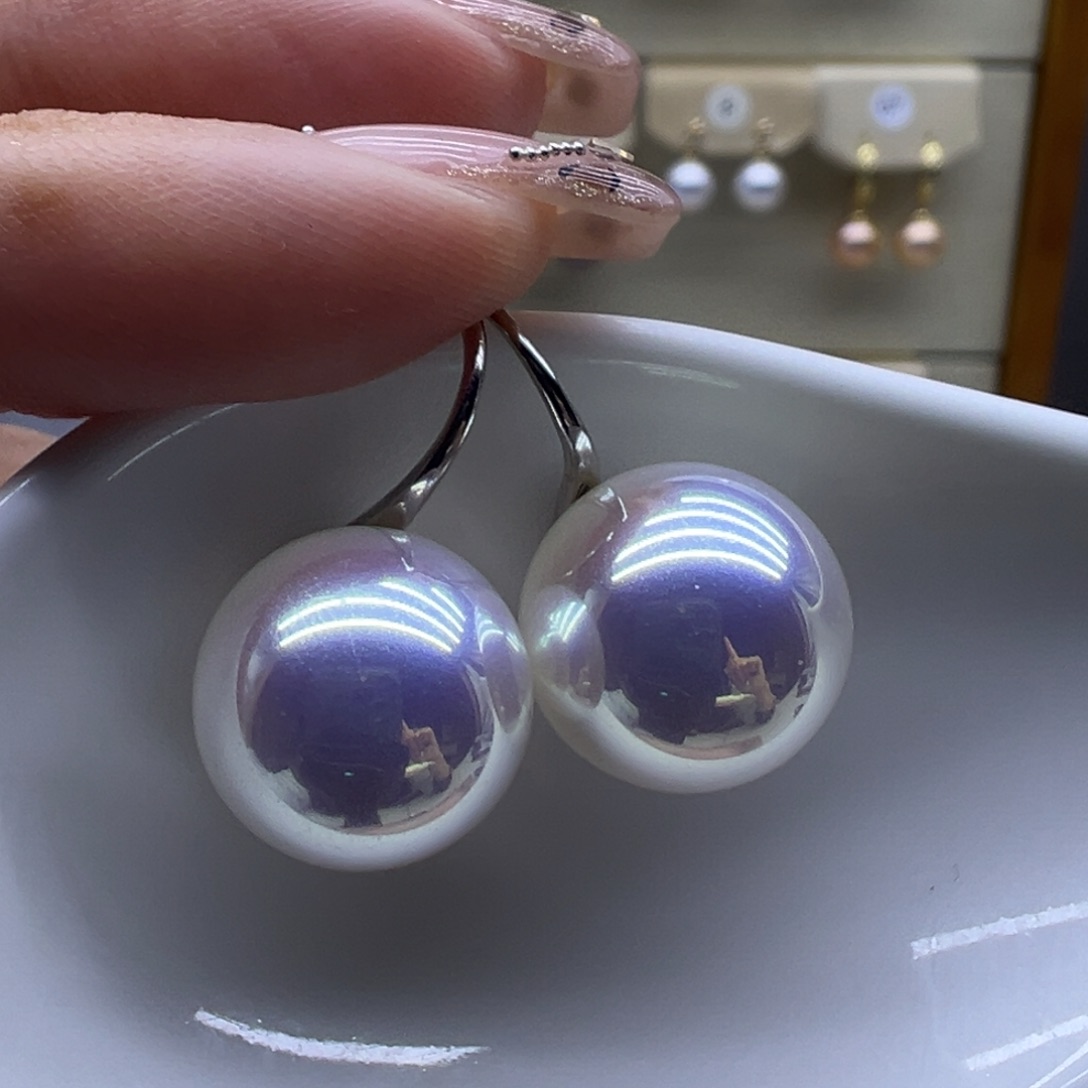 未镶嵌淡水珍珠耳饰