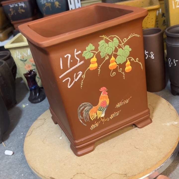 紫砂花盆紫砂花盆