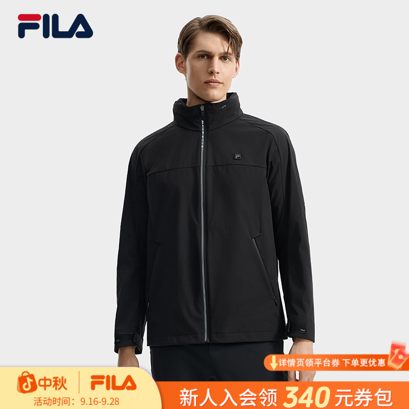 Fila/斐乐2025年早秋新款户外运动百搭休闲男梭织外套F11M533705F