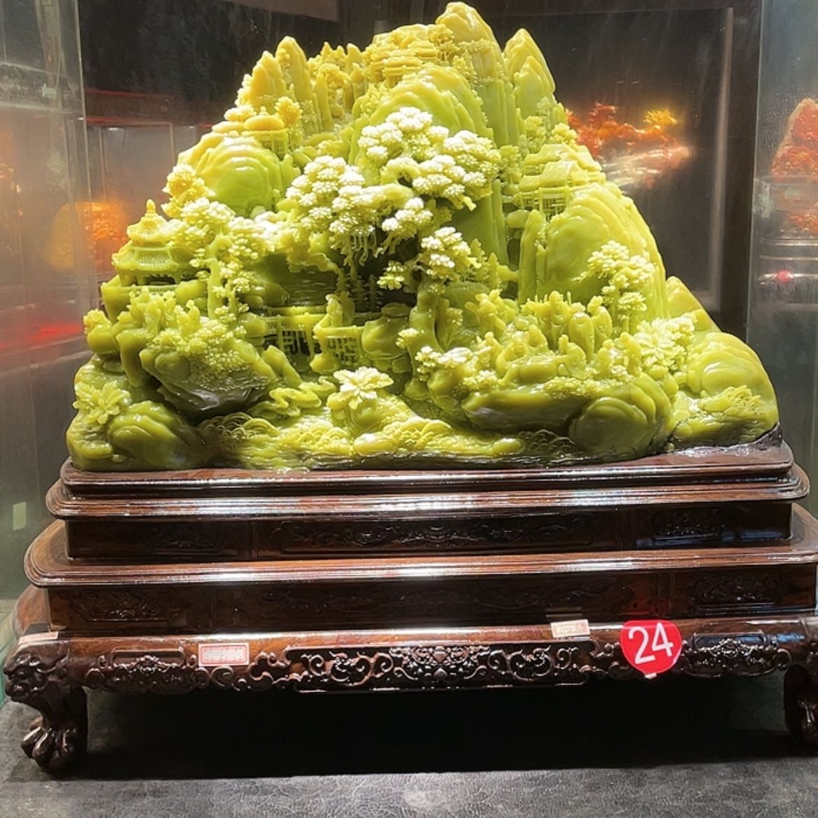 【闪购商品】寿山石丁*升山水摆件工艺品