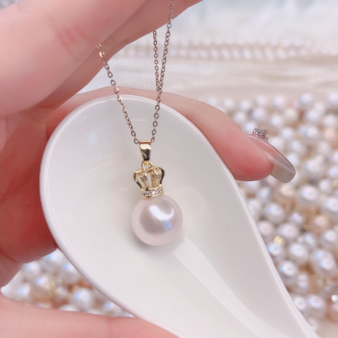 淡水珍珠未镶嵌吊坠(赠链)